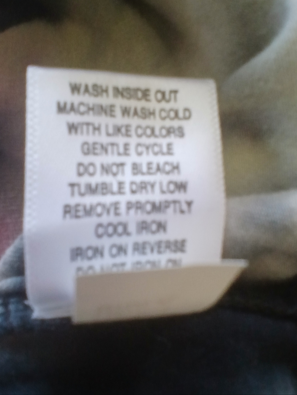 D-Signed Tie-Dye Fringe Mini Skirt Pink Blue Black Wild Size XL - Picture 6 of 6